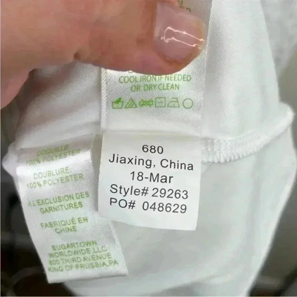 Lilly Pulitzer White Lace Eyelet Callisto Terry One Shoulder Dress - Picture 10 of 10